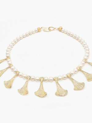 Armadillo Scapula Necklace - 14k Gold