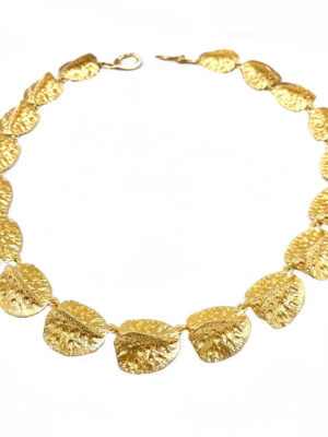 Alligator Scute Necklace - Vermeil