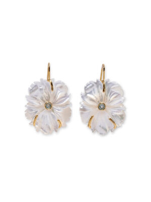 New Bloom Earrings in Mother-of-Pearl
