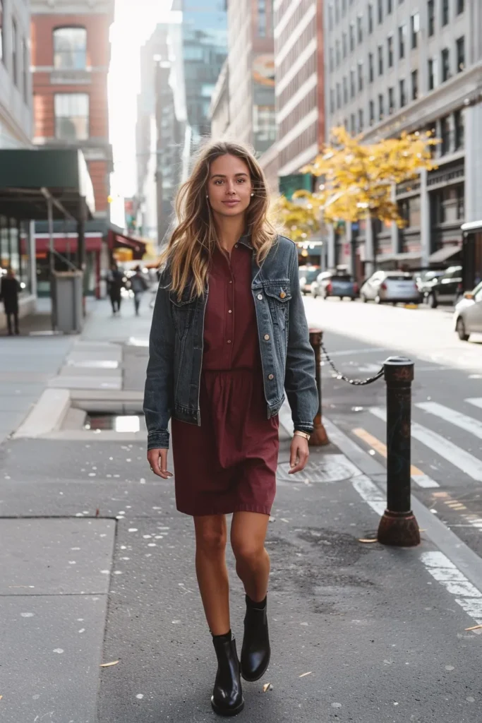 Burgundy outfit ideas for 60 to 80 degree days chic fall outfit for 65 degrees result adjust my crown I reach for burgundy when i want instant polish that still feels relaxed My days often swing between 60 and 80 so i keep a few easy outfits on standby Sleeved mini with loafers for a crisp morning Tank and midi skirt when the sun turns bright Straight jeans and a pretty blouse for dinner