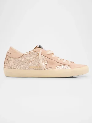 Superstar Sequin Suede Low-Top Sneakers