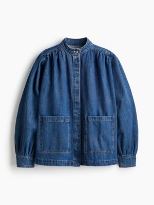 Chore jacket meets Chloe. Love the drape on this.