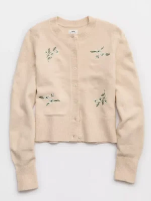 Aerie Softest Classic Cardigan – Sandbar