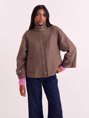 The collar, fabric, swing shape… so good.