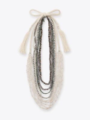 2-PACK OF BEADED PEARL NECKLACES