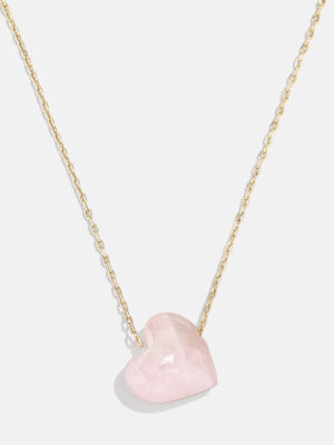 Juno Rose Quartz Necklace