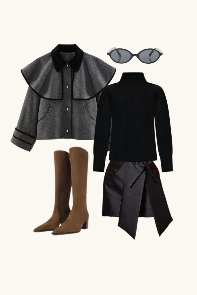 Your new 2 piece rule two statement pieces one chic outfit winter is statement season and heres the cheat code for looking pulled together with zero effort you know i love zero effort style a winter coat with the same pair of sunglasses everytime so the pair does all the work Dont match them Style them