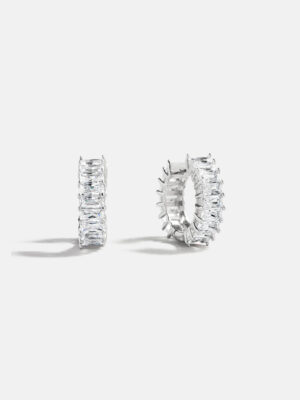 Maria Sterling Silver Hoop Earrings