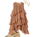 Answer box yesyou can look seasonal without sweating Think breezy fabrics in harvest tones skin baring silhouettes and beach proof shoes These outfit ideas nod to fall while keeping you cool Start with one light dress or set in cinnamon cocoa olive or cream Add breathable layers open stitch cardi poplin shirt you can tie at the waist Choose sand friendly flatswoven