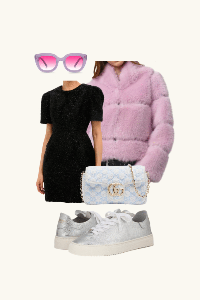 Your new 2 piece rule two statement pieces one chic outfit winter is statement season and heres the cheat code for looking pulled together with zero effort you know i love zero effort style a winter coat with the same pair of sunglasses everytime so the pair does all the work Dont match them Style them