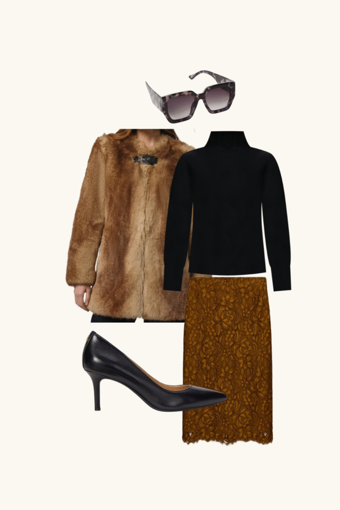 Your new 2 piece rule two statement pieces one chic outfit winter is statement season and heres the cheat code for looking pulled together with zero effort you know i love zero effort style a winter coat with the same pair of sunglasses everytime so the pair does all the work Dont match them Style them