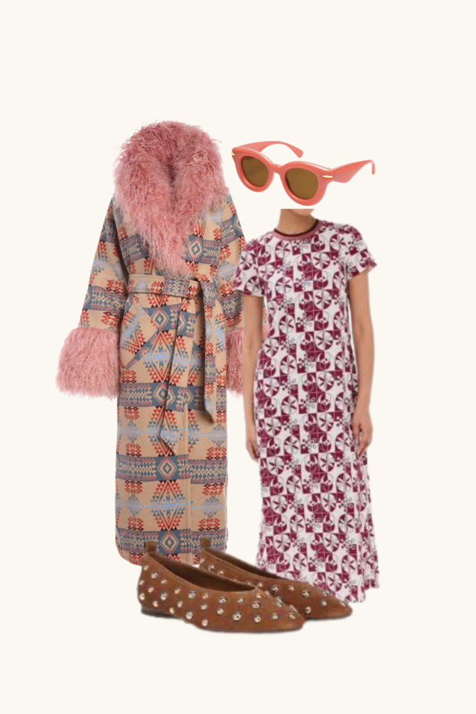 Your new 2 piece rule two statement pieces one chic outfit winter is statement season and heres the cheat code for looking pulled together with zero effort you know i love zero effort style a winter coat with the same pair of sunglasses everytime so the pair does all the work Dont match them Style them