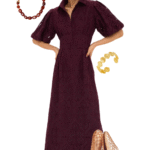 Answer box yesyou can look seasonal without sweating Think breezy fabrics in harvest tones skin baring silhouettes and beach proof shoes These outfit ideas nod to fall while keeping you cool Start with one light dress or set in cinnamon cocoa olive or cream Add breathable layers open stitch cardi poplin shirt you can tie at the waist Choose sand friendly flatswoven