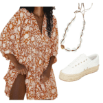 Answer box yesyou can look seasonal without sweating Think breezy fabrics in harvest tones skin baring silhouettes and beach proof shoes These outfit ideas nod to fall while keeping you cool Start with one light dress or set in cinnamon cocoa olive or cream Add breathable layers open stitch cardi poplin shirt you can tie at the waist Choose sand friendly flatswoven