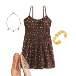 Answer box yesyou can look seasonal without sweating Think breezy fabrics in harvest tones skin baring silhouettes and beach proof shoes These outfit ideas nod to fall while keeping you cool Start with one light dress or set in cinnamon cocoa olive or cream Add breathable layers open stitch cardi poplin shirt you can tie at the waist Choose sand friendly flatswoven