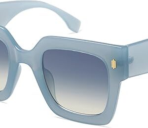 Sojos Vintage Oversized Square Sunglasses - they deliver a fashionable, high-impact vintage look and excellent UV400 protection at an accessible price point.