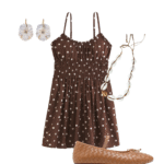 Answer box yesyou can look seasonal without sweating Think breezy fabrics in harvest tones skin baring silhouettes and beach proof shoes These outfit ideas nod to fall while keeping you cool Start with one light dress or set in cinnamon cocoa olive or cream Add breathable layers open stitch cardi poplin shirt you can tie at the waist Choose sand friendly flatswoven