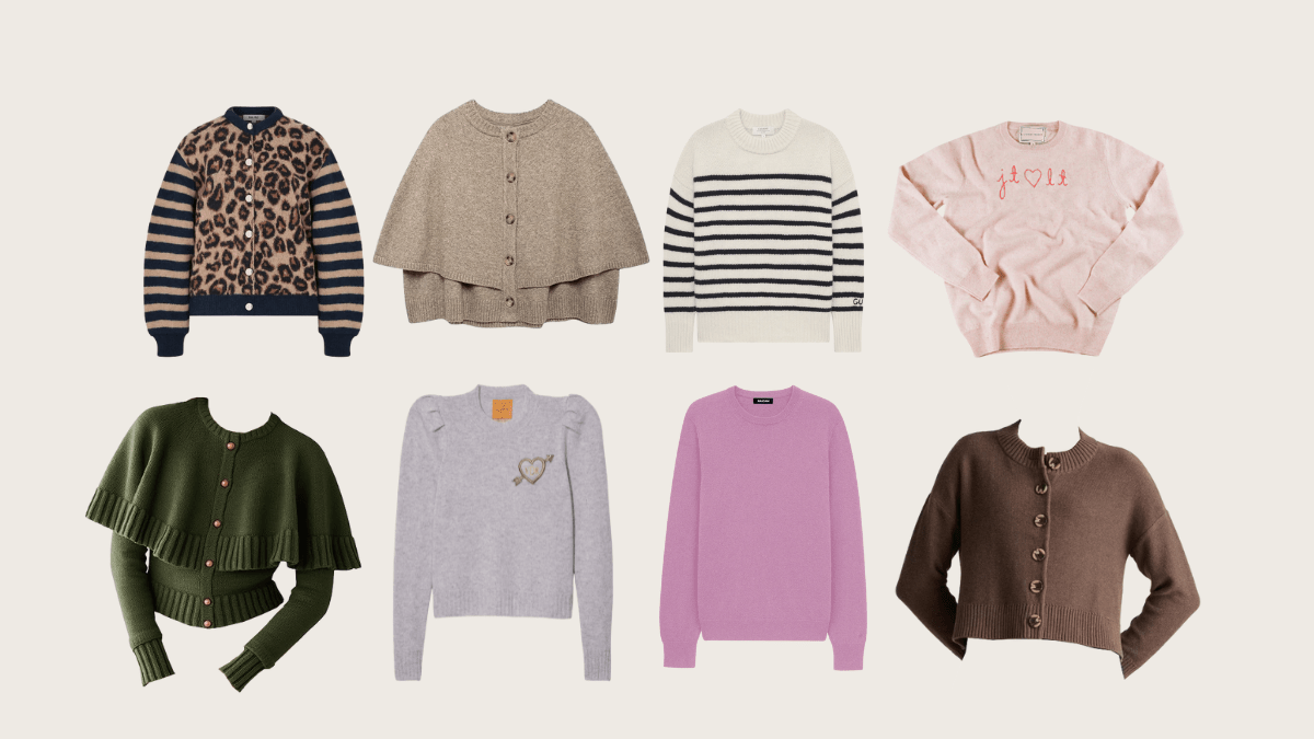 Neutral and stripe sweater outfits—cashmere, wool, cotton, half-zip and fisherman styles—clean silhouettes for sweaters that balance polish and warmth; ideal for cold weather outfits and layering.