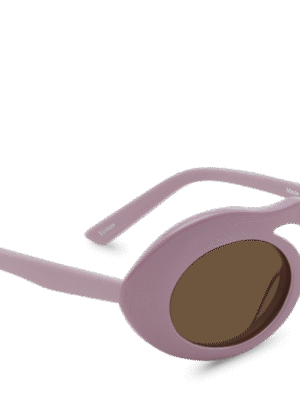 Polette Venus Pink Sunglasses. I love how it dramatically sculpted, wavy frame and bold oval lenses are so creatively unique.