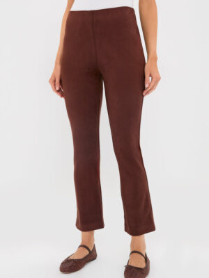 Tuckernuck Deep Mocha Faux Suede Ashford Pants