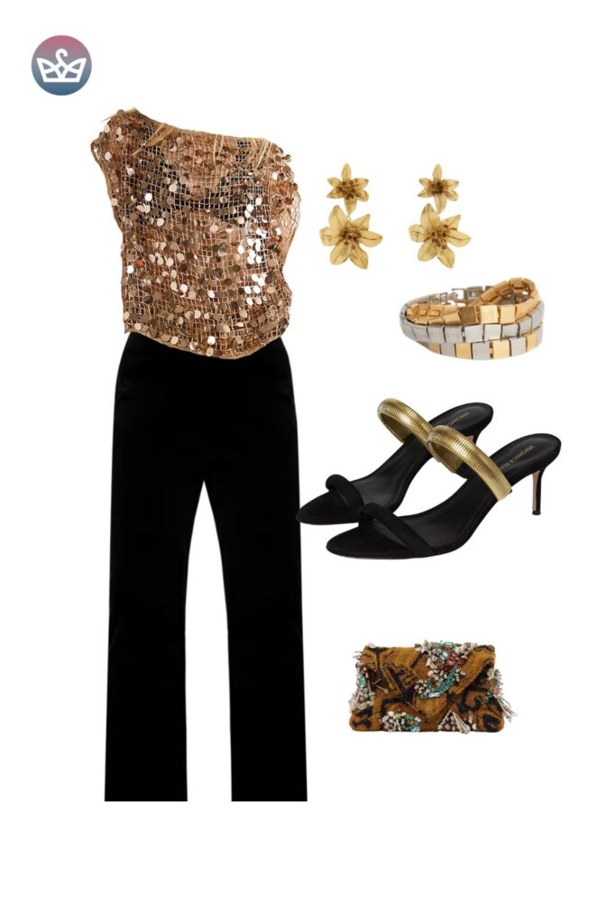The problem party season wardrobe fatigue heres the secret no one tells you about party season dressing you dont need more tops You need to get smarter about your bottoms That gorgeous sequined cami or embellished blouse sitting in your closet Its not just one outfit   its five completely different looks depending on whether