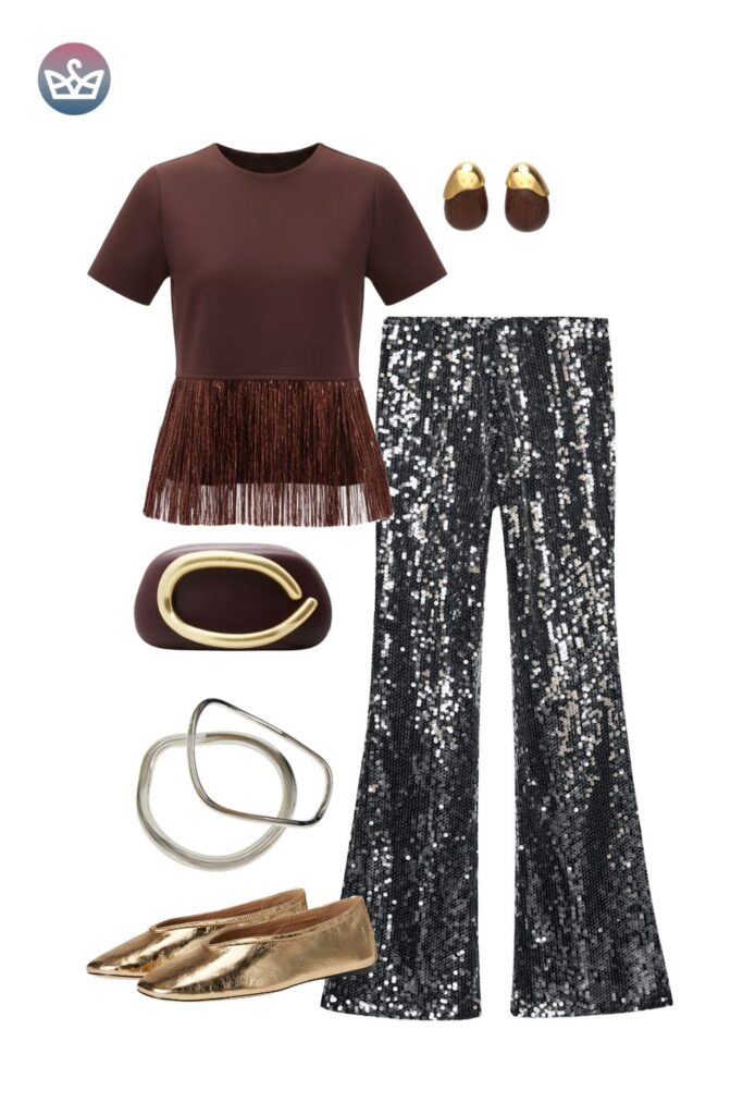 The problem party season wardrobe fatigue heres the secret no one tells you about party season dressing you dont need more tops You need to get smarter about your bottoms That gorgeous sequined cami or embellished blouse sitting in your closet Its not just one outfit   its five completely different looks depending on whether