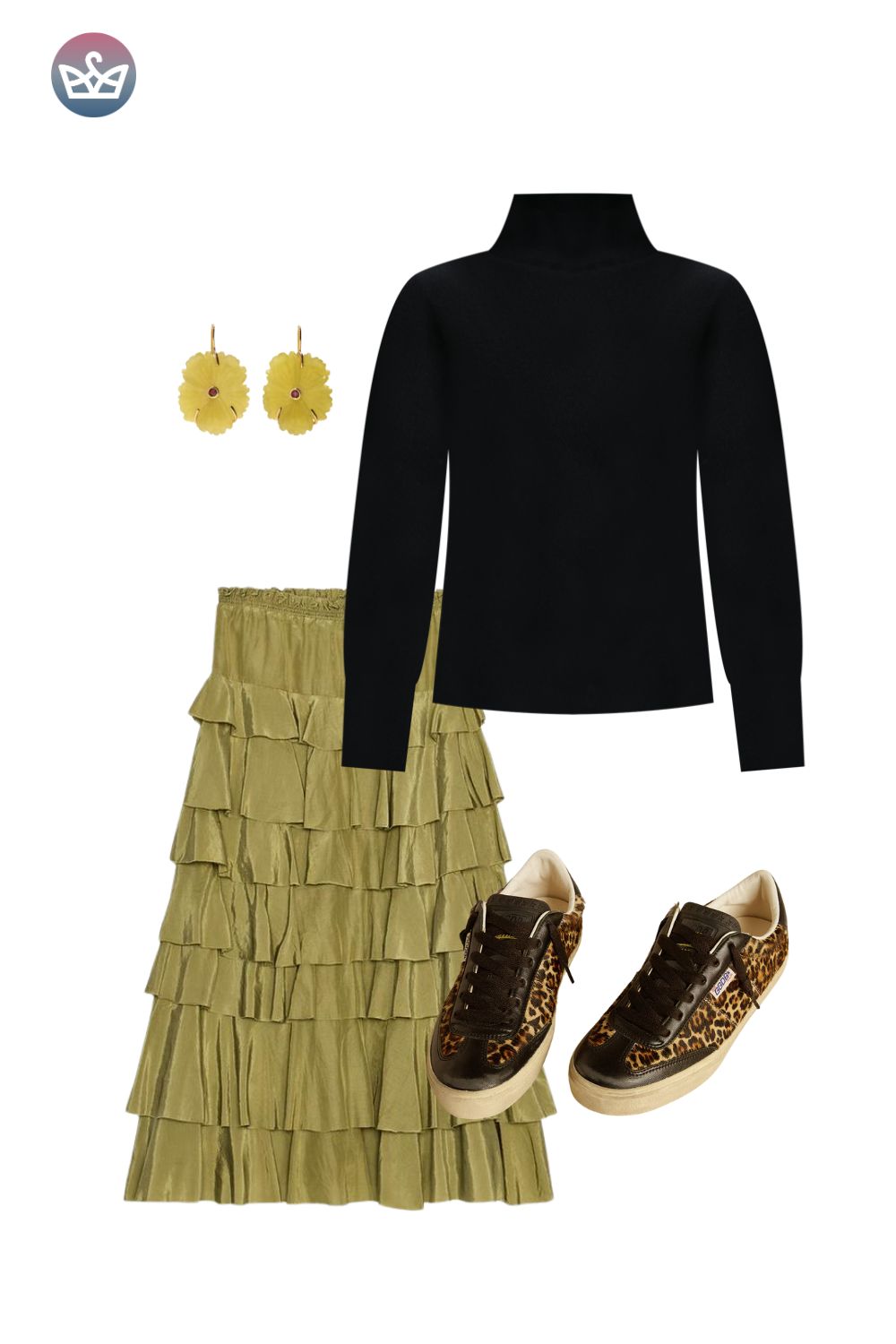 Options to use a cozy hangout staple for simple party outfits shop your closet first I mean it Pull out every skirt every interesting pant every piece that makes you feel something Think metallic jeans iridescent pants and skirts Try them with your mvp that you probably already own a black turtleneck Yes that one