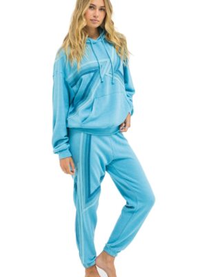 BLAZE PULLOVER HOODIE RELAXED - AQUA