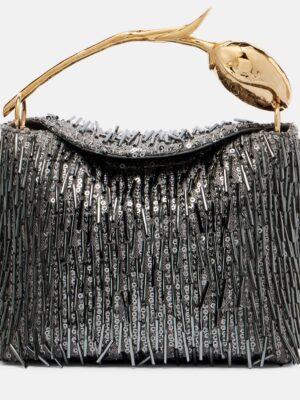 Erdem Bloom Mini embellished tote bag