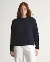 Quince - 100% Organic Cotton Fisherman Crew Sweater