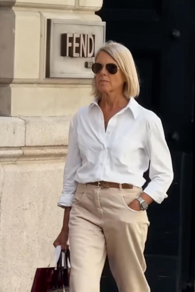 Theres a reason your eye keeps stopping on certain women in street style photos from milan Its not the labels Its not the money Its not even the bone structure though sure that helps Its that theyve clearly stopped negotiating with themselves The outfit is decided The white shirt is tucked or it isnt The