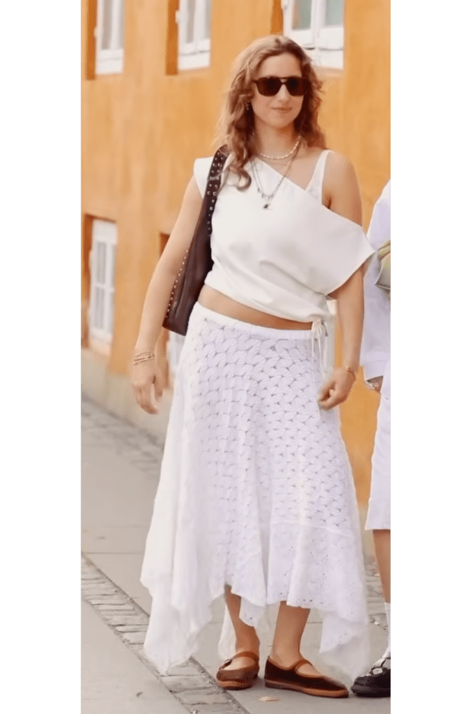 White summer outfits are perfect for weekend errands because they make ordinary clothes look lighter cleaner and more intentional The problem is not that most women do not have enough clothes The problem is that casual outfits can feel forgettable fast A white skirt can suddenly feel too precious white jeans can feel flat and