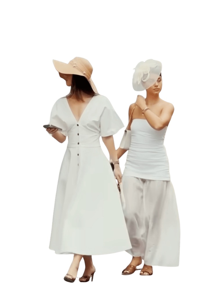 Once the pollen is gone gardens and greenery just draw you outside dont they And what could be easier to throw on than a monochromatic outfit that screams summer Yes im talking about all white outfits Again Garden party and outdoor event dressing is a very specific kind of challenge and joy on a beautiful