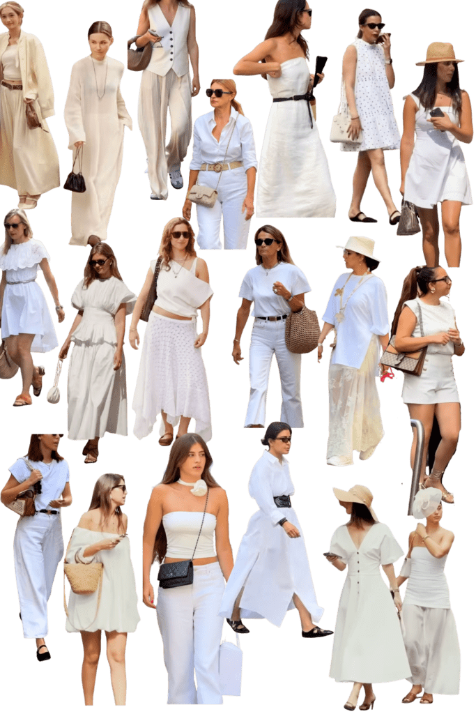 19 white summer looks that show the rules in action to elevate your outfit shop your closet for the pieces first a white shirt is a personal favorite of mine always and in every season so it goes without saying i have an affinity for all white summer outfits White summer outfits should be easy