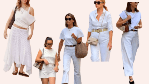 White summer outfits are perfect for weekend errands because they make ordinary clothes look lighter cleaner and more intentional The problem is not that most women do not have enough clothes The problem is that casual outfits can feel forgettable fast A white skirt can suddenly feel too precious white jeans can feel flat and