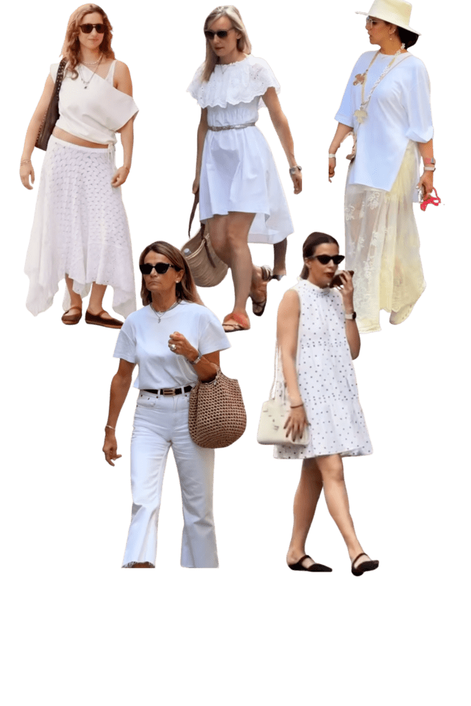 19 white summer looks that show the rules in action to elevate your outfit shop your closet for the pieces first a white shirt is a personal favorite of mine always and in every season so it goes without saying i have an affinity for all white summer outfits White summer outfits should be easy